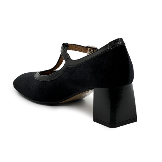 Туфли Tiffi кожа/велюр черные - фото 3, TF98/50 TI NERO