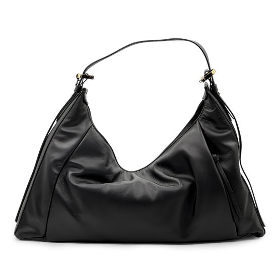 Сумка Loristella черная кожаная - фото 1, 3141 LS NERO