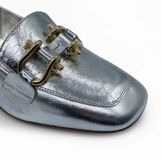 Туфли Tiffi кожаные серебряного цвета - фото 6, TF30/30 TI ARGENTO