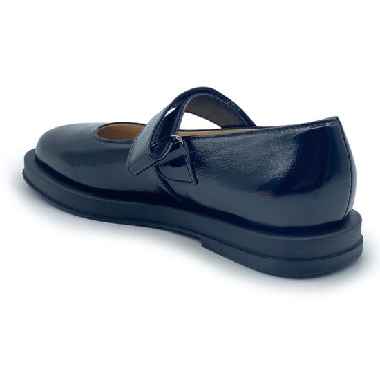 Туфли с ремешком CV COVER черные лакированные - фото 3, 142-1 COV LAK NERO