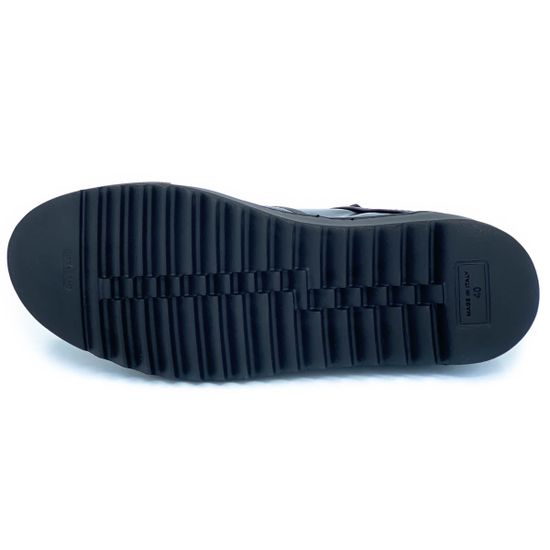 Кеды Giampieronicola черные кожаные демисезонные - фото 4, 