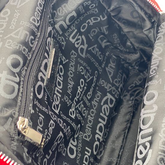 Сумка-рюкзак Renato Angi красная кожаная - фото 5, 