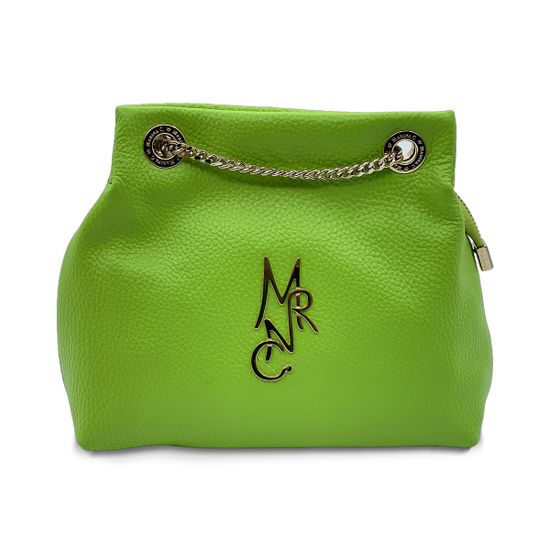 Сумка Marina Creazioni салатовая кожаная - фото 1, B6064 MC SALAT