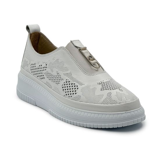 Кеды LAB MILANO белые кожаные - фото 2, G352634 LAB BIANCO