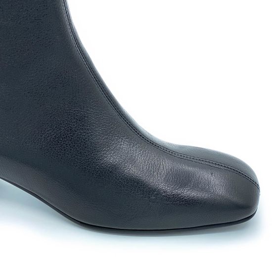 Ботильоны Jeannot черные кожаные демисезонные - фото 5, 85159 JN