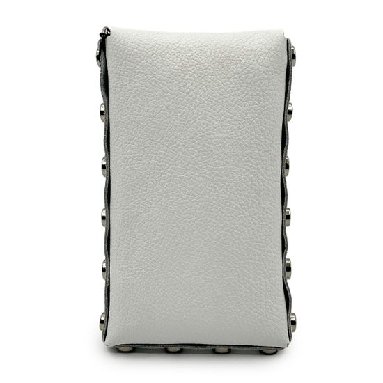 Мини-Сумка кросс-боди Renato Angi белая кожаная - фото 3, 