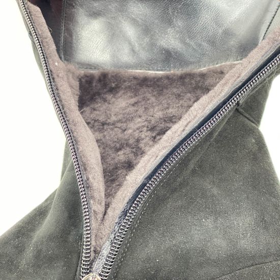 Сапоги Giorgio Piergentili черные замшевые МЕХ - фото 5, 