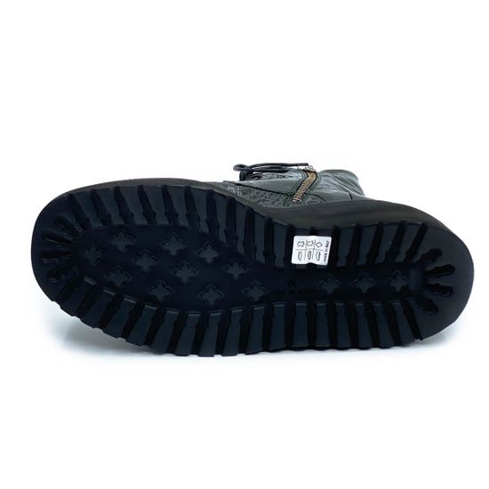 Ботинки Fru.it зеленые наплак Байка - фото 4, 