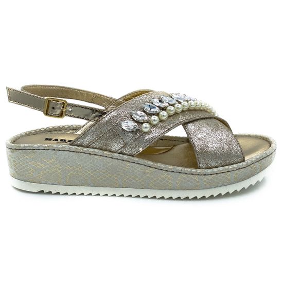 Босоножки Marzetti золотые - фото 1, 