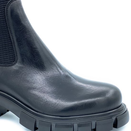 Ботинки Fru.it черные кожаные демисезонные - фото 6, 