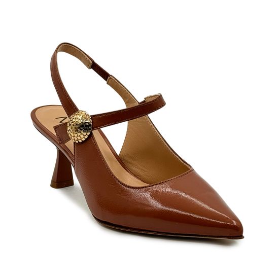 Туфли летние MOT-CLE коричневые лакированные - фото 2, MOT3242 MOT MIRISTICA