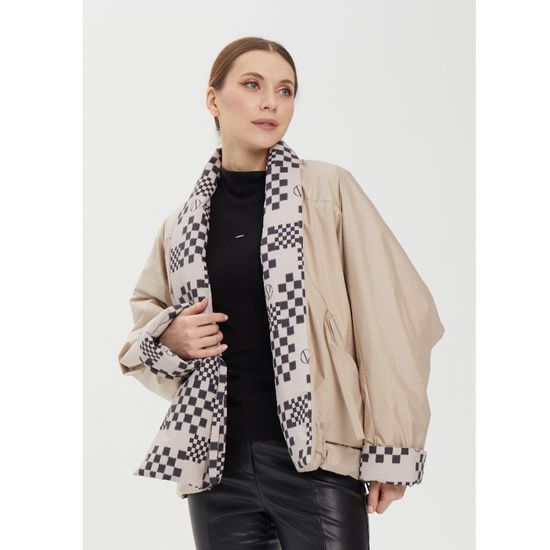 Куртка Tuffoni бежево-черная, 24001C TUF BEIGE NERO