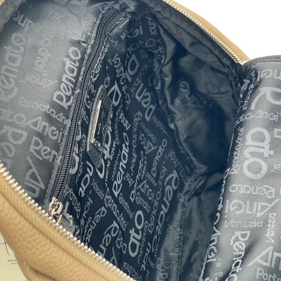 Рюкзак Renato Angi бежевый кожаный - фото 5, 2652001 RA BEIGE