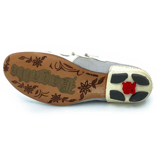 Кеды Bagatto белые кожаные - фото 4, 