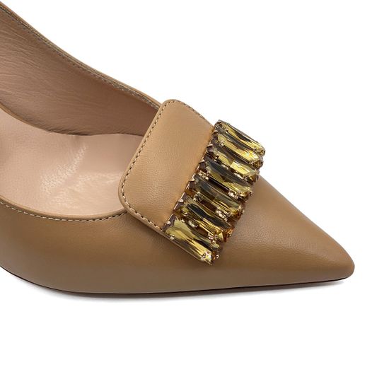 Туфли летние TiffI кожаные бежевые LEGNO - фото 6, G50/70G TI LEGNO