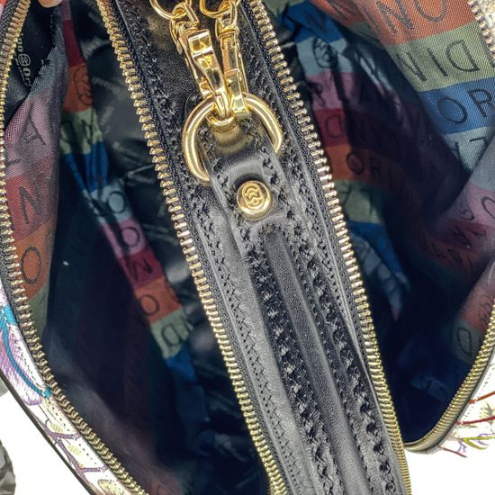 Сумка Marino Orlandi мультиколор кожаная - фото 6, 