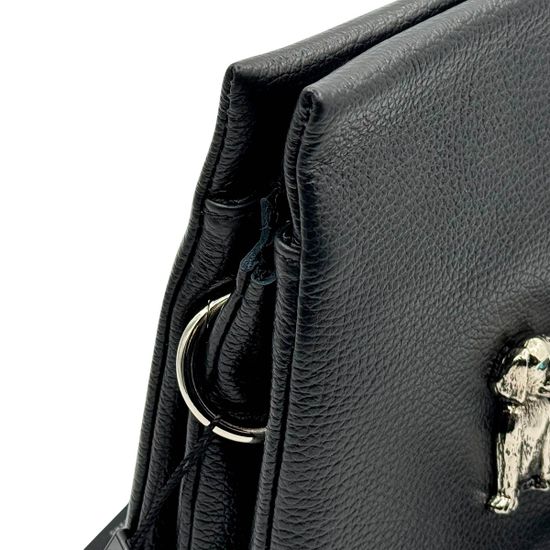 Сумочка кросс-боди Renato Angi черная кожаная - фото 5, 3551001 RA NERO