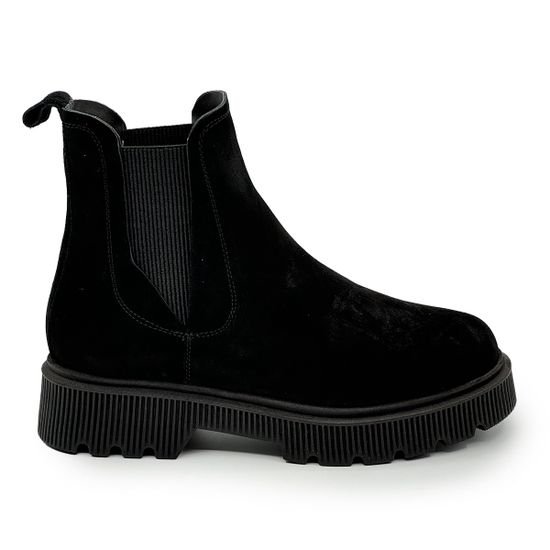 Ботинки челси CV COVER черные замшевые на меху - фото 1, 365637-2 COV