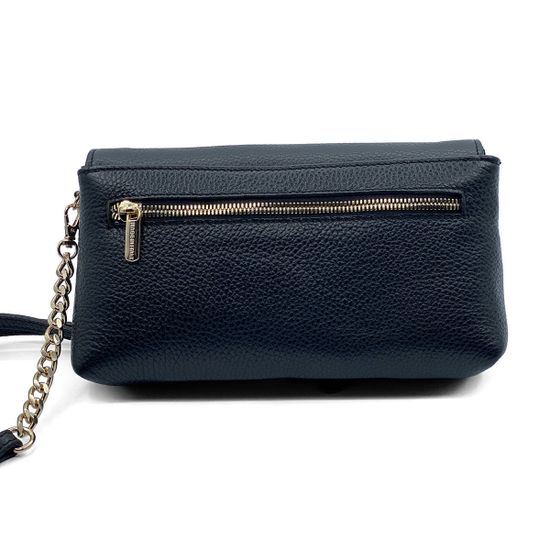 Клатч Marina Creazioni черный кожаный - фото 3, 