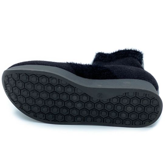 Ботинки Marzetti черные войлок демисезонные - фото 4, 