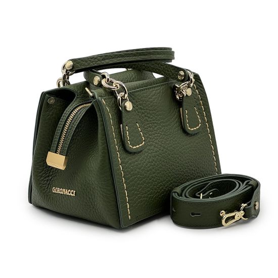 Сумка Gironacci зеленая кожаная - фото 2, 2430 GIR VERDE