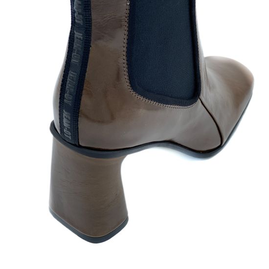 Ботильоны Jeannot коричневые кожаные демисезонные - фото 7, HJ575B JN