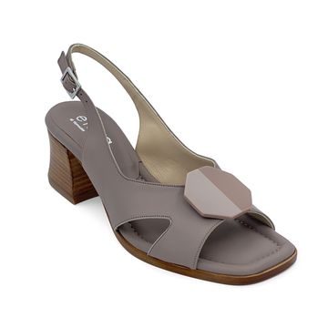 Босоножки Elisa Di Venezia бежевые кожаные(5001) - фото 2, E10633 ELISA 5001