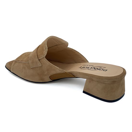 Шлепанцы Donna Soft коричневые замшевые - фото 3, DS1777 DS