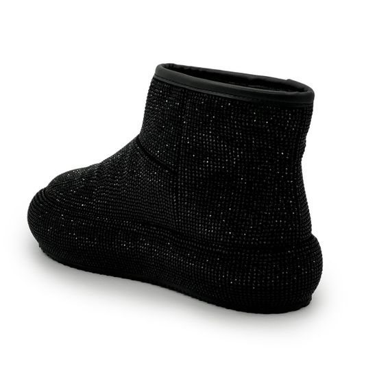 Ботинки угги TUFFONI черные замшевые на меху - фото 3, 1024046VF TUF NERO