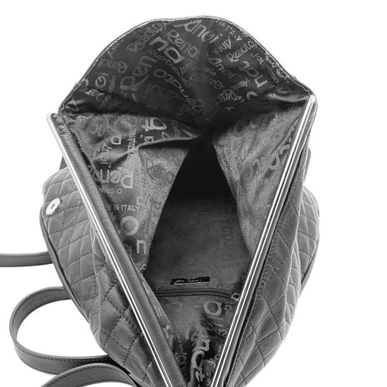 Рюкзак Renato Angi черный кожаный - фото 5, 