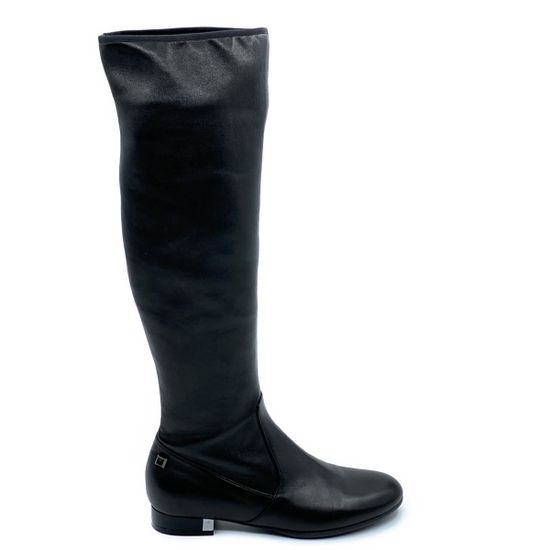 Сапоги Giorgio Piergentili черные кожаные демисезонные - фото 1, 658 GP NAPPA