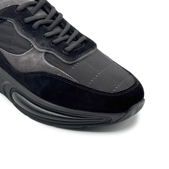 Кроссовки LAB MILANO черные замшевые демисезонные - фото 6, 364 LAB NERO