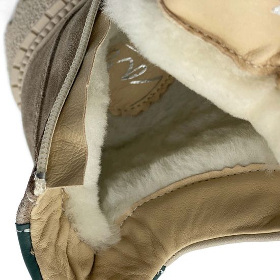 Ботинки Lab Milano бежевые замша/кожа на меху - фото 7, 06022511 LAB