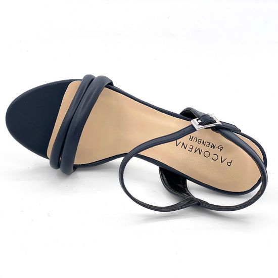 Босоножки Pacomena черные кожаные - фото 4, 6991 PAC