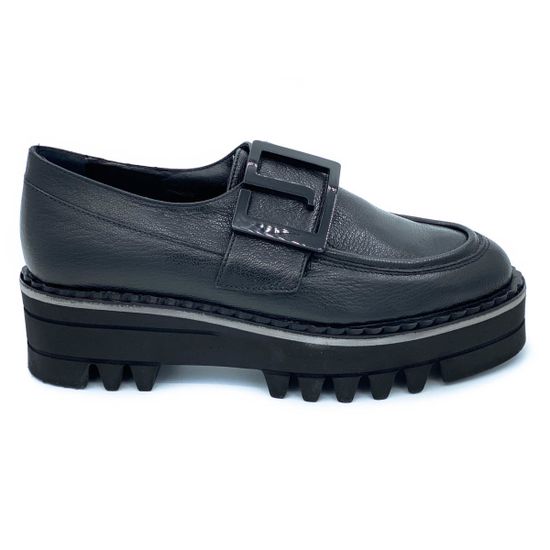 Полуботинки Jeannot черные кожаные демисезонные - фото 1, HJ542F JN NERO