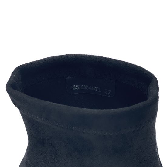 Ботильоны стрейч Tuffoni черные замшевые на байке - фото 7, 3523049 TUF