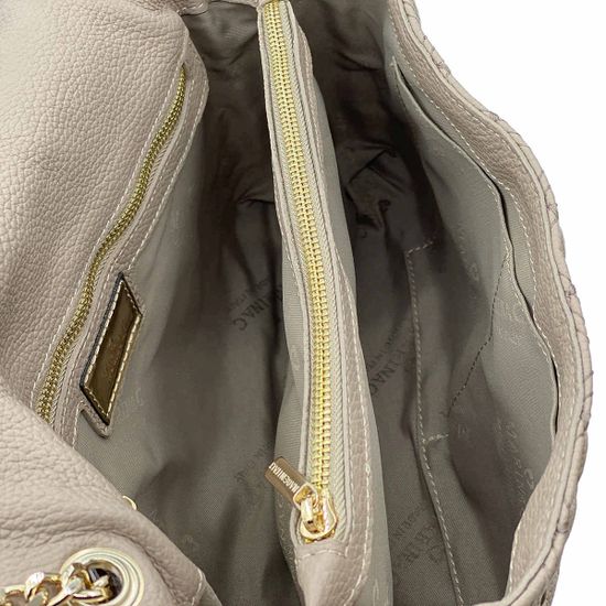 Сумка Marina Creazioni бежевая кожаная стеганая - фото 5, B6310 MC TRP265 BEIGE