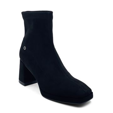 Ботильоны стрейч Tuffoni черные замшевые на байке - фото 2, 3523049 TUF