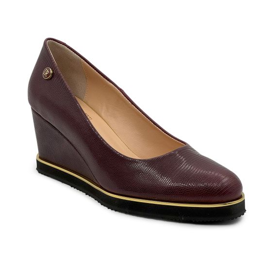 Туфли Ilasio Reanzoni бордовые замшевые - фото 2, Н7748 IR BORDO