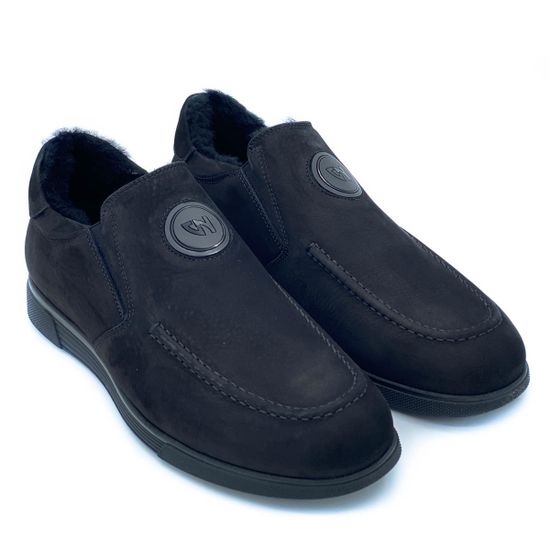 Ботинки Giampieronicola черные кожаные МЕХ - фото 8, 