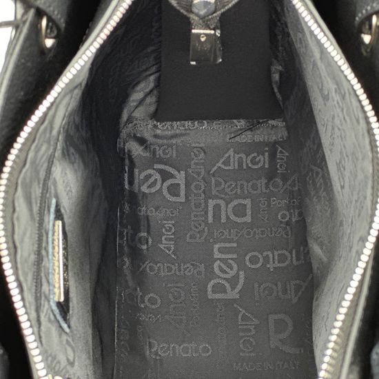 Сумка Renato Angi черная кожаная - фото 5, 3257801 RA NERO