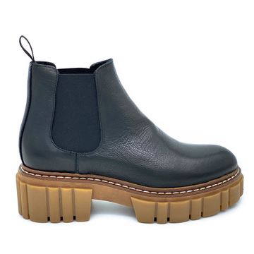 Ботинки Mimmu черные кожаные Байка - фото 1, E502E1 MIM GANGE