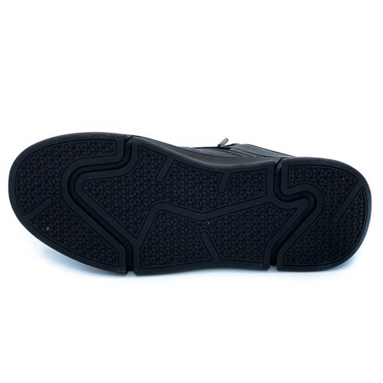 Кроссовки Marcelo Lopez черные кожаные демисезонные - фото 4, 