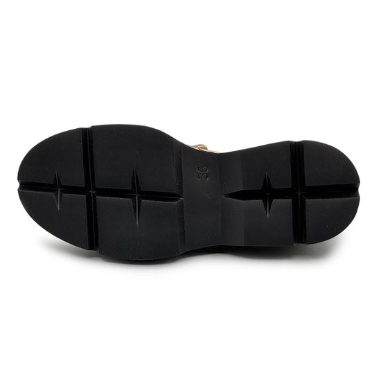 Лоферы женские Mot-Cle кожа/замша бежевые - фото 4, MOT2757 MOT BEIGE