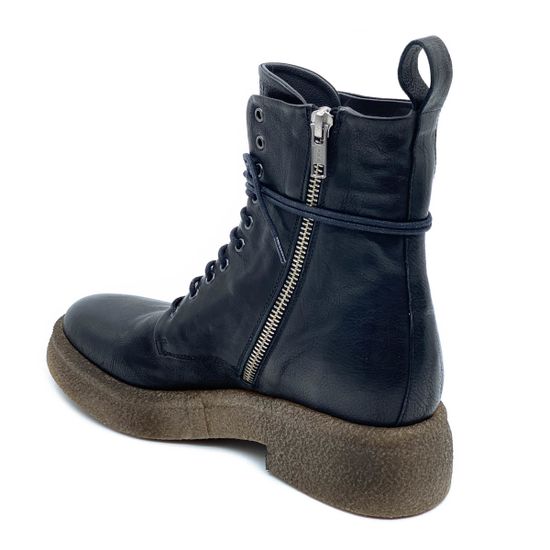 Ботинки Fru.it черные кожаные Байка - фото 3, 