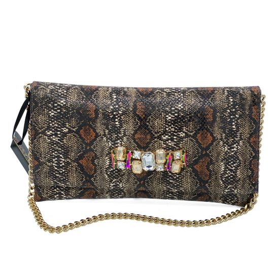 Клатч Ilasio Renzoni кожаный piton - фото 1, 