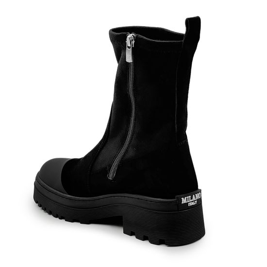 Ботинки высокие TUFFONI черные замшевые на меху - фото 3, 3624015VF TUF