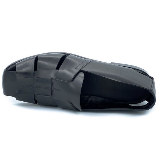 Сандалии Giampieronicola черные кожаные - фото 5, 