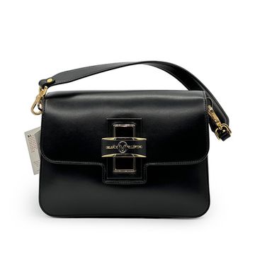 Сумка Valentino Orlandi черная кожаная - фото 1, 7293 VO NERO