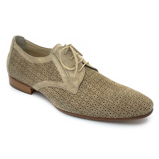 Туфли Giampieronicola бежевые замшевые - фото 2, 